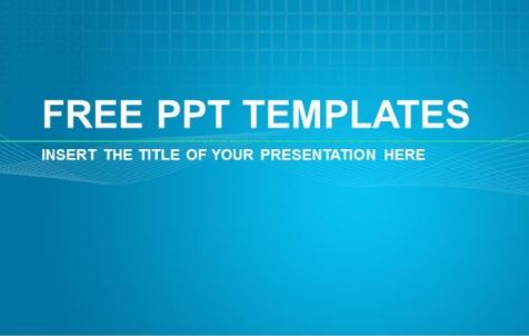 Plantilla celeste Powerpoint