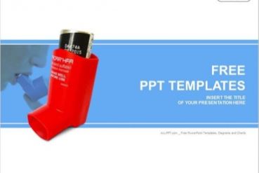 Plantilla Inhalador de asma para Powerpoint.