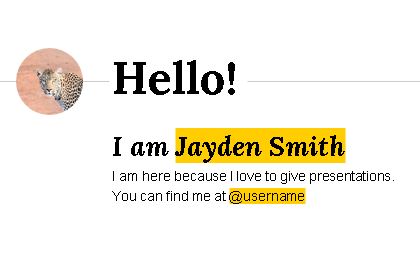 Plantilla con estilo simple para powerpoint.
