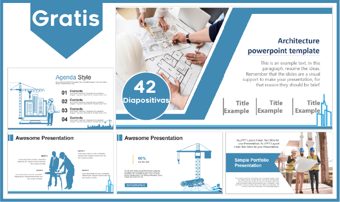 Plantilla de Arquitectura para Power point gratis.