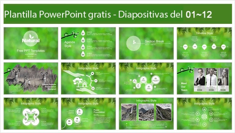 Plantilla Power Point de Medio Ambiente - Plantillas Power Point gratis