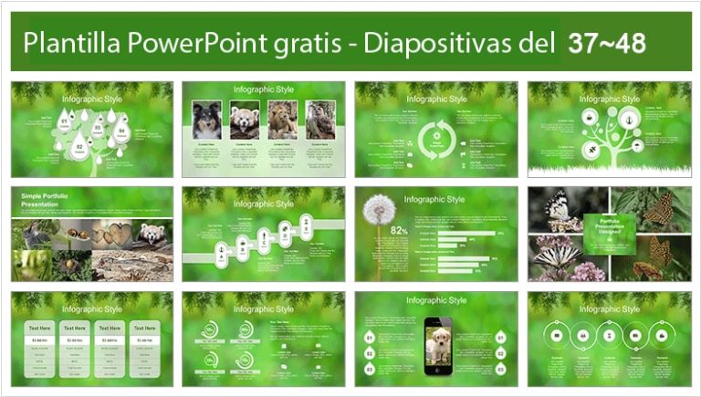 Plantilla Power Point de Medio Ambiente - Plantillas Power Point gratis