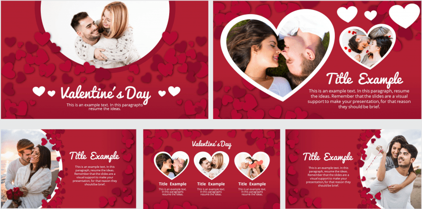 Plantilla para Power Point de San Valentín gratis