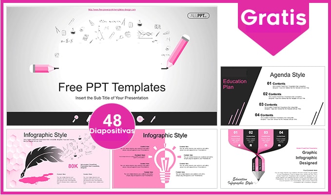 Plantilla profesional para Mujer en Power point gratis.