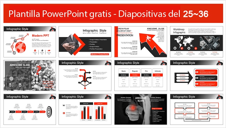 Plantilla power point de metas.