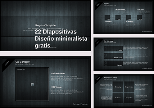 Plantilla regulus para powerpoint.