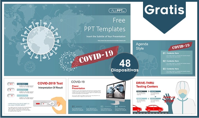Plantilla power point del covid 19 gratis.