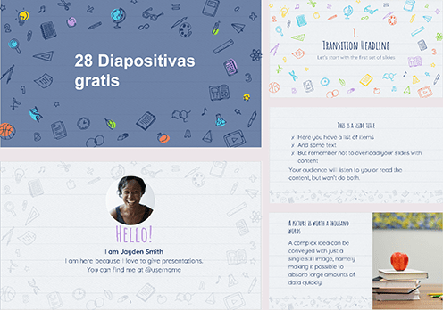 Plantilla estilo matematicas para powerpoint.