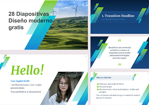 ppt estilo degradado gratis.