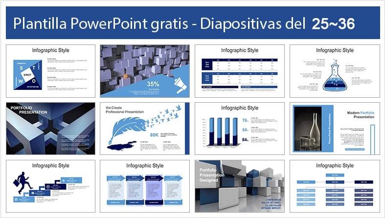 diapositivas de cubo en power point.