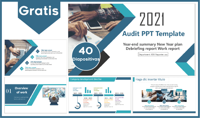 Plantilla power point para auditoria gratis.