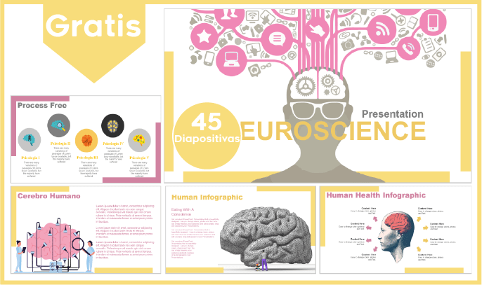 Plantilla Power point de neurociencias para descargar gratis.