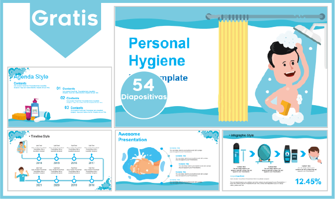 Plantilla PowerPoint De Higiene Personal Para Descargar.