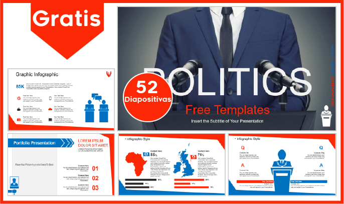 Plantilla Powerpoint De Pol Tica Plantillas Power Point Gratis