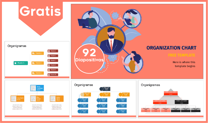 Organigramas en power point para descargar gratis.