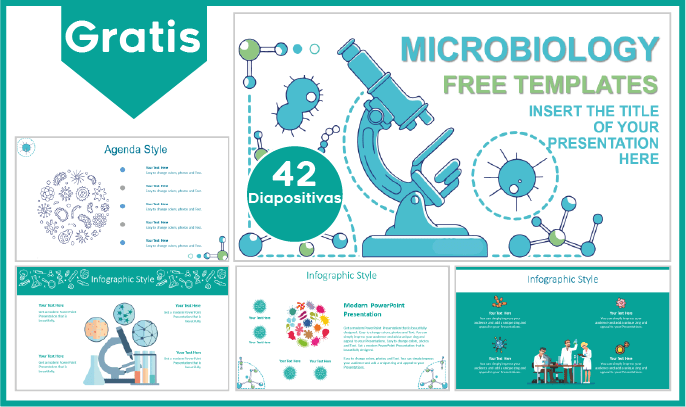 Plantilla de microbiología en power point para descargar gratis.