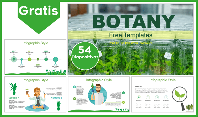 Plantilla PowerPoint de Botánica para Descargar.