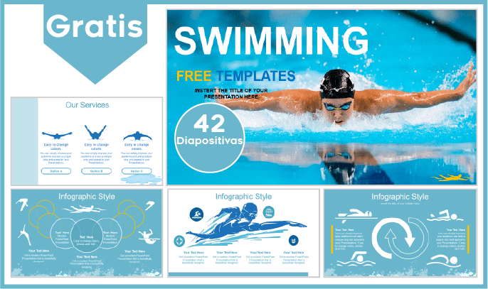 plantilla power point de natacion para descargar gratis.