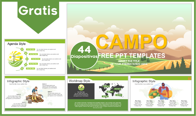 Plantilla powerpoint de campo para descargar.