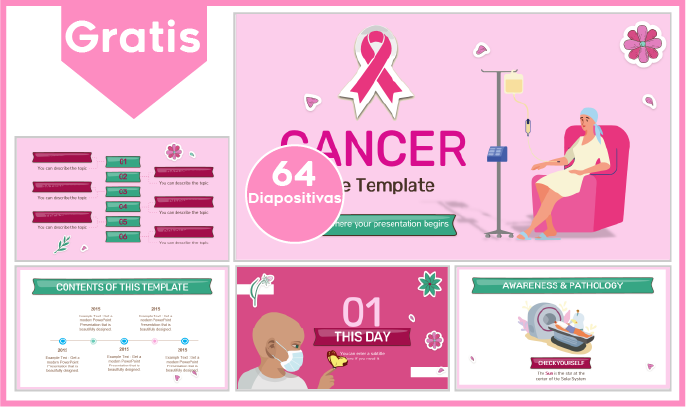 plantilla powerpoint de cáncer para descargar.