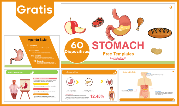 plantilla powerpoint del estomago para descargar.