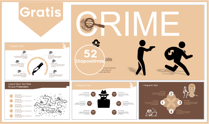 plantilla powerpoint de crimen para descargar.