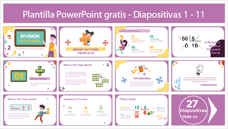 plantilla de division powerpoint para descargar.