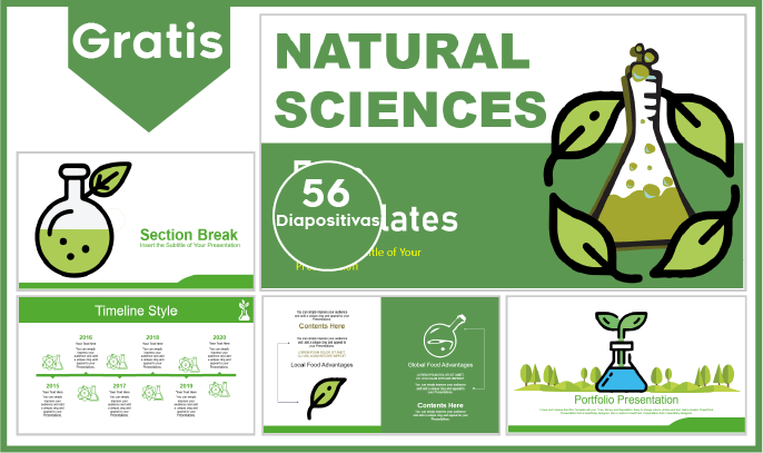 plantilla powerpoint de ciencias naturales para descargar.