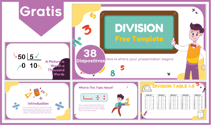 plantilla powerpoint de division para descargar.
