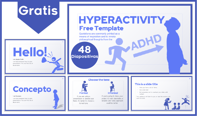 plantilla powerpoint de hiperactividad para descargar.