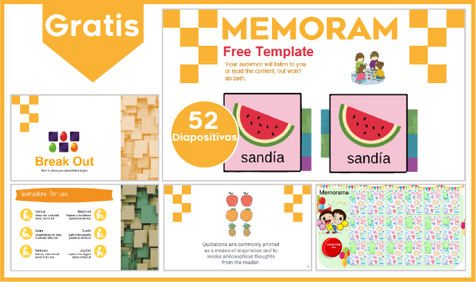 plantilla powerpoint de memorama para descargar.