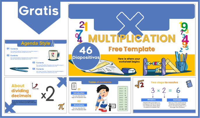 plantilla powerpoint de multiplicacion para descargar.