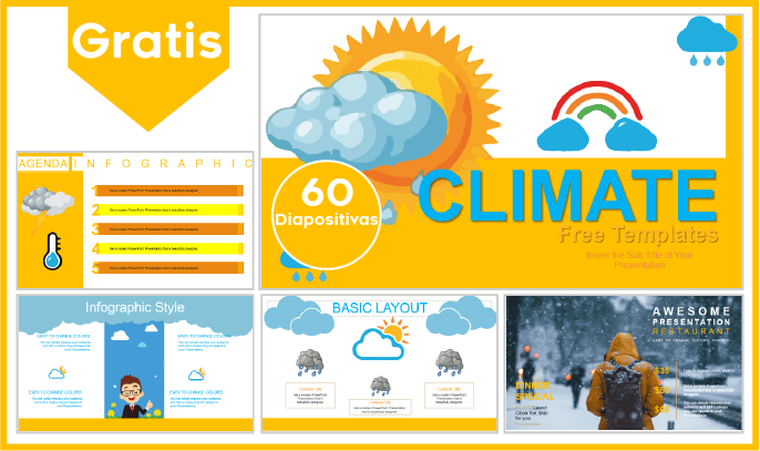 plantilla powerpoint del clima para descargar.