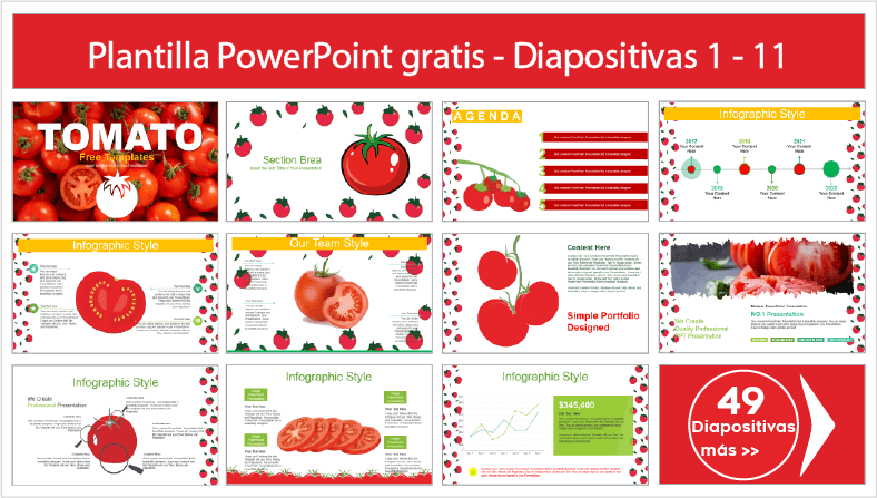 plantilla de tomate powerpoint para descargar.