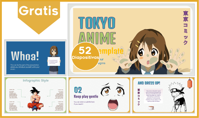 plantilla powerpoint de anime para descargar.