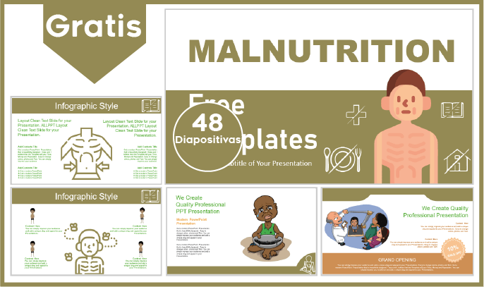 plantilla powerpoint de desnutricion para descargar.