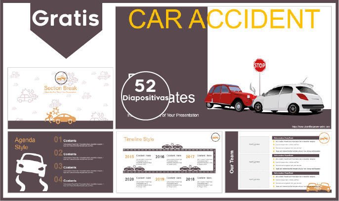 plantilla power point de accidentes de transito