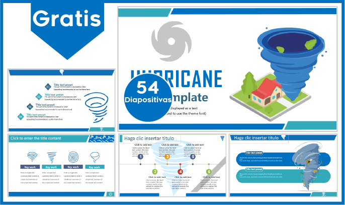 plantilla powerpoint de huracans para descargar.