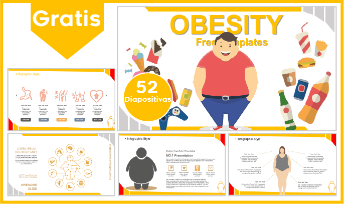plantilla powerpoint de obesidad para descargar.