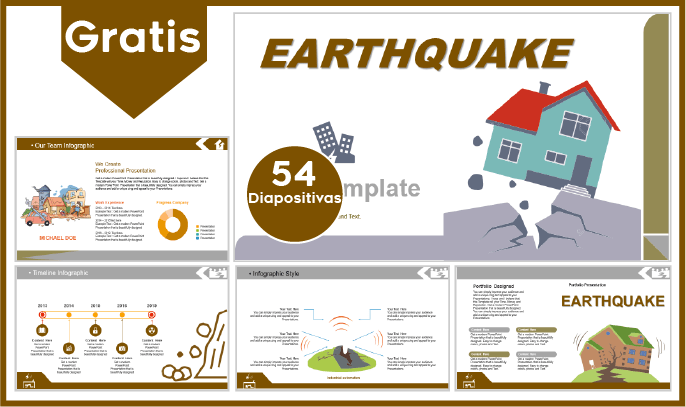 plantilla powerpoint de terremoto para descargar.