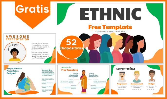 plantilla powerpoint de etnica para descargar.