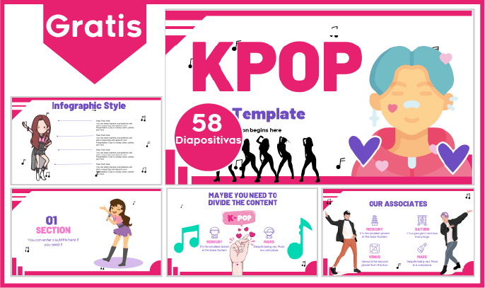 plantilla powerpoint de kpop para descargar.