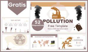 Plantilla PowerPoint de Contaminación - Plantillas Power Point gratis