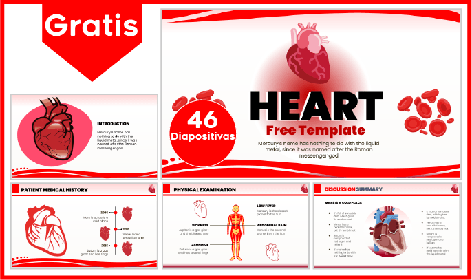 plantilla powerpoint de corazon para descargar.