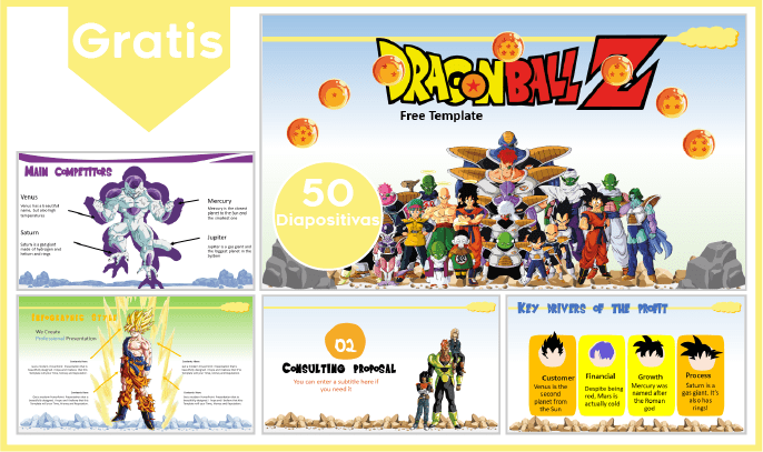 Plantilla PowerPoint de Dragon Ball Z - Plantillas Power Point gratis Plantilla PowerPoint de Dragon Ball Z - Plantillas Power Point gratis