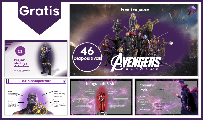 plantilla powerpoint de endgame para descargar.