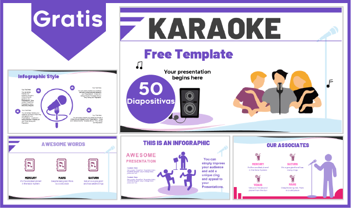 plantilla powerpoint de karaoke para descargar.