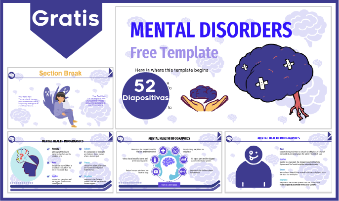 plantilla powerpoint de transtornos mentales para descargar.
