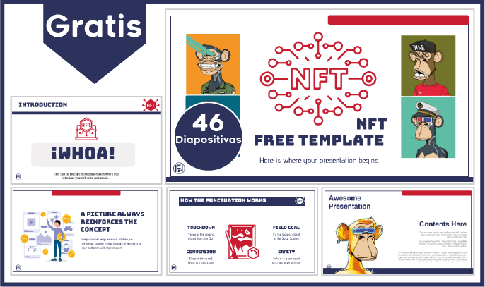 plnatilla powerpoint de nft para descargar.