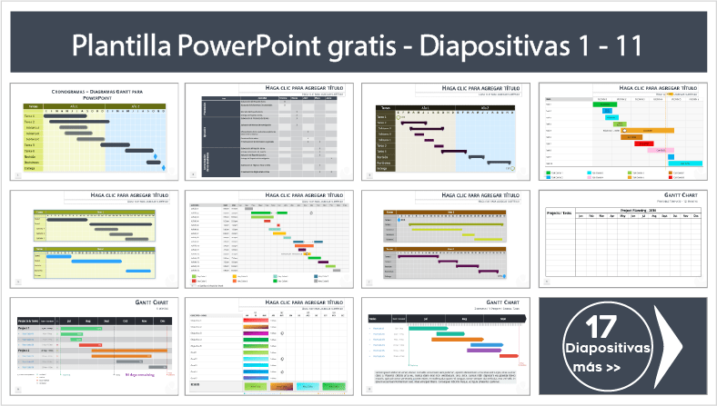 plantillas de cronogramas para powerpoint para descargar gratis.